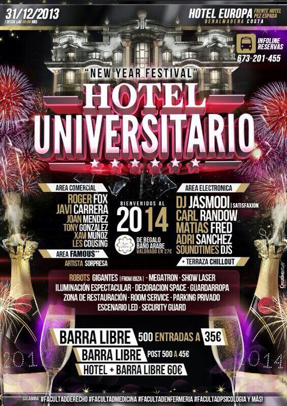 FnspadelShop's tweet photo. Nosotros colaboraremos con @hoteluniversi en su fiesta de #Nochevieja vamos!!!! http://t.co/E9WOnP4rZW