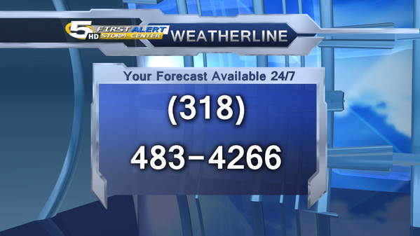 WenningWx's tweet image. As many have already noticed, there has been a change in the First Alert Storm Center. New #Wxline. 318-483-4266
