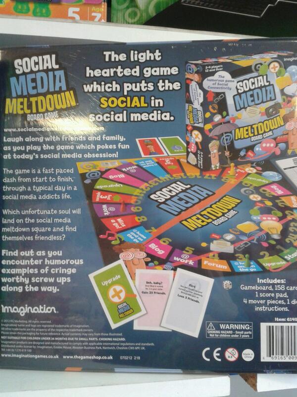 betty_watson's tweet image. Really? #socialmediameltdown #theboardgame