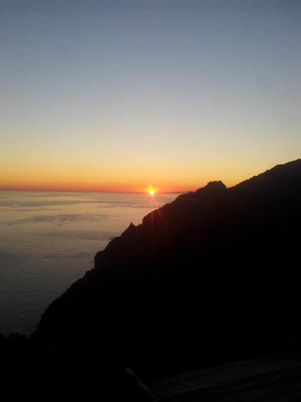 Che tramonto a Molini...