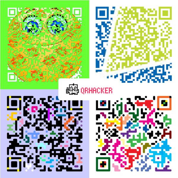qrhacker's tweet photo. This weeks most artistic creations. Wow! #Qrcode #Cool #topoftheweek http://t.co/y98RZsI1RA