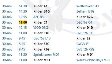 Het programma van morgen! #svkilder