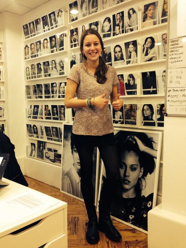 MANDPMODELS's tweet photo. #InternStyle - Loving Nelly's #chic ensemble today! #Longlegs #BananaRepublic http://t.co/DoDHz6defs