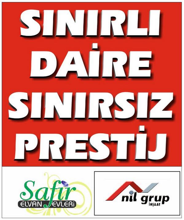safirelvanevler's tweet photo. Daire sınırlı
Prestij sınırsız. http://t.co/89Utnna3KG