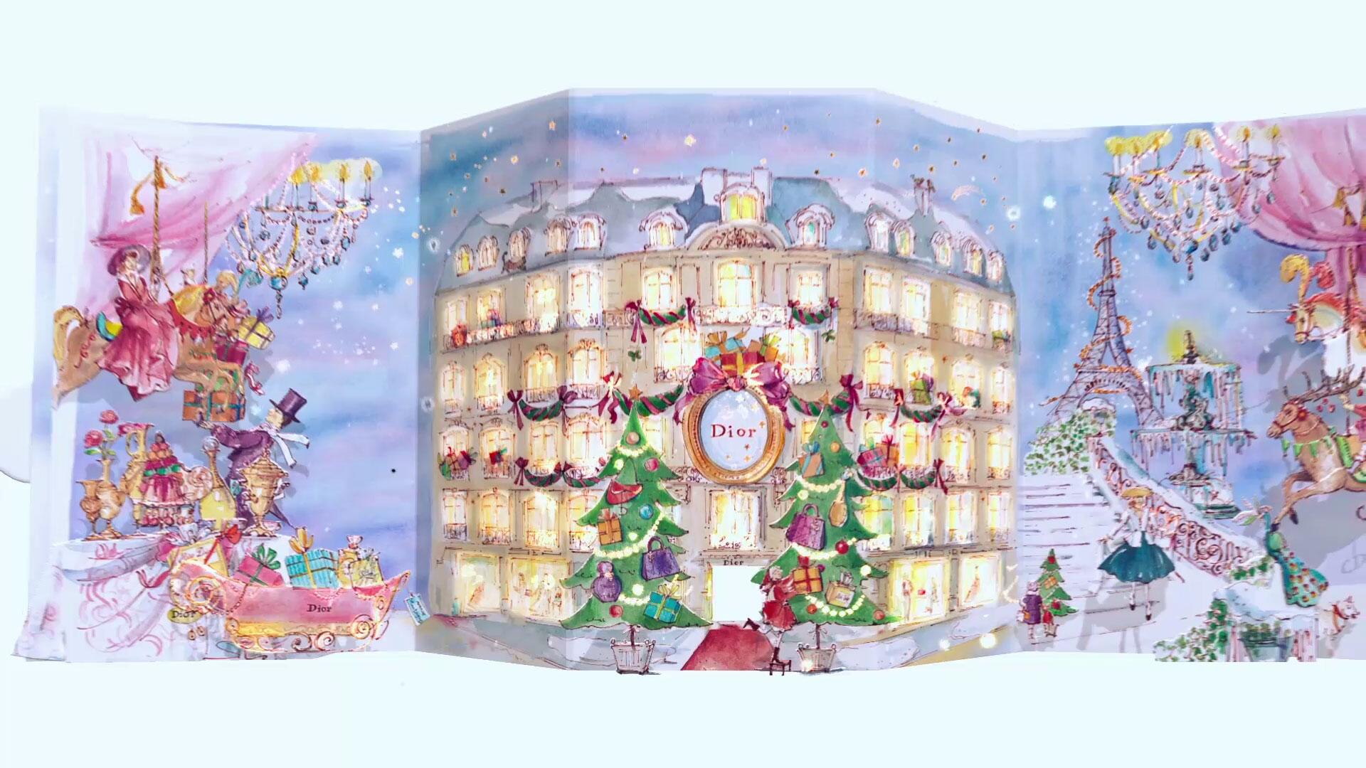 Dior on X: Fly over the Dior Advent calendarMore:   #Dior #Christmas #adventcalendar   / X