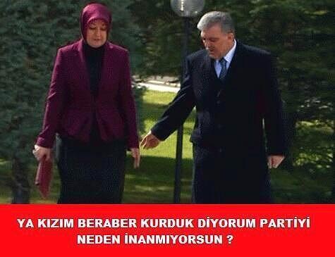 abdullahgulizm's tweet photo. AKP yi beraber kurduk diyorum kızım http://t.co/6rXBuetUeQ
