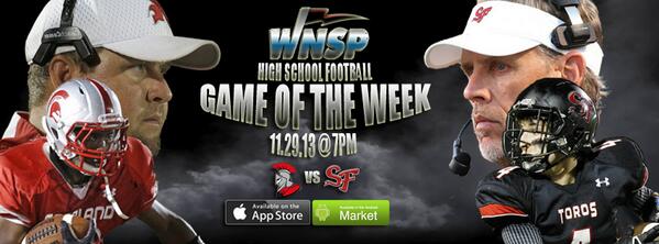 TimFinnigan12's tweet photo. Are you listening??? #hsfootball #playoffs #wnsp #spartans #toros http://t.co/T9wHV5XpDE