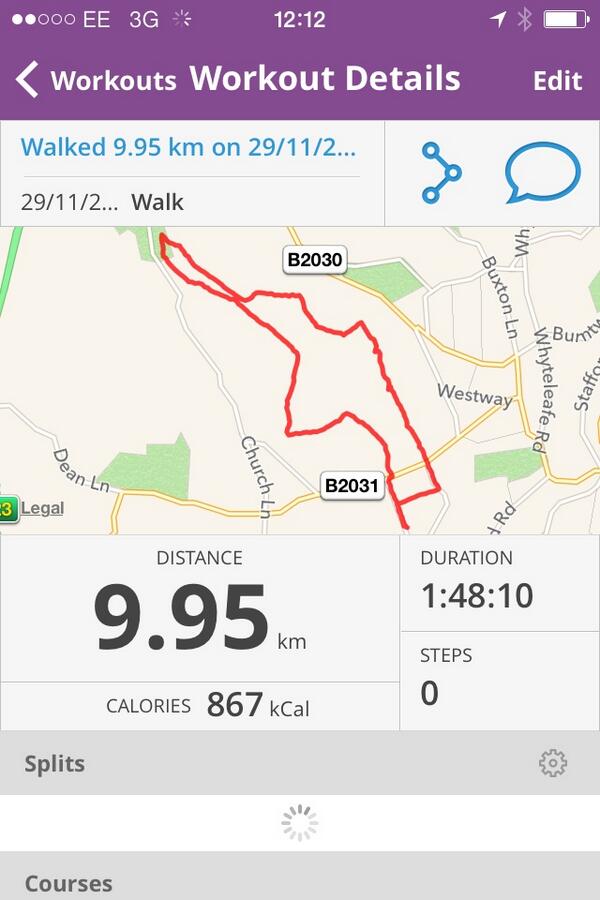 SWsmiffy's tweet image. Tried to walk off the sore legs from yesterday's exercise class - hasn't worked but the dog had a good walk anyway!