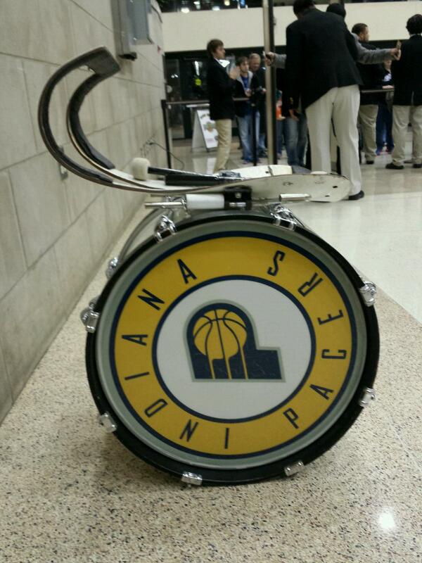 Who's here to see the #Pacers? The pep band (that's us!) are here while you wait for the game to start!