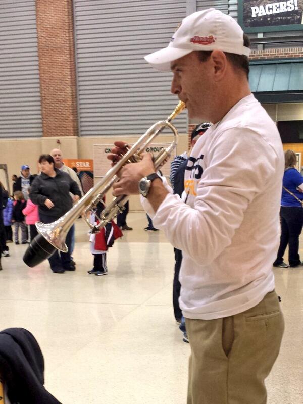 Pep band is warming up before the #Pacers play the #Wizards!