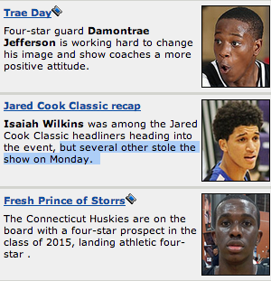 SportSpellCheck's tweet image. "But several other stole the show on Monday" Should be "others" #spellcheck @Rivals basketballrecruiting.rivals.com