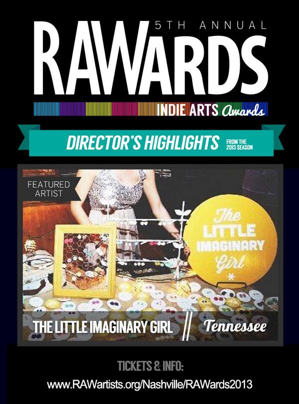 Meet Tennessee RAWards Director's Highlight Little Imaginary Girl rawartists.org/littleimaginar…