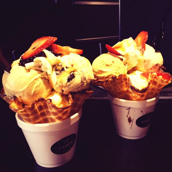 BKlason's tweet photo. Out with @benjina123 being very naughty indeed #stlouisicecream http://t.co/4Q84ZYiTbW