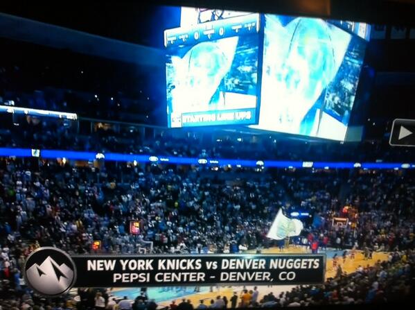 dw4ubc's tweet image. Man that scoreboard looks nice! #Nuggets #updatedtechnology