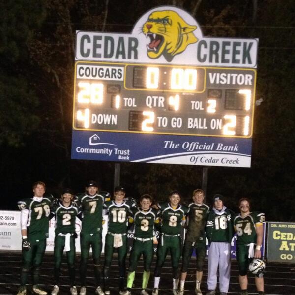 CCHS_Football's tweet photo. #Round4 http://t.co/QVY2YuJenz