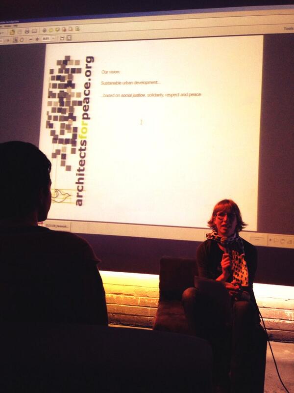 @architectsforpeace first up at today's round table