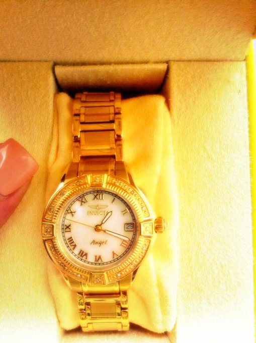 #Invicta #angel watch came in the mail today!! :-D http://t.co/g6JGFQ5upZ<a href="/tag/invicta"class="tags">#Invicta</a><a href="/tag/angel"class="tags">#angel</a>