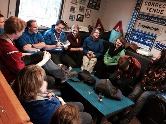 En there is a part of the contingent. Catching up on all the experience and memories