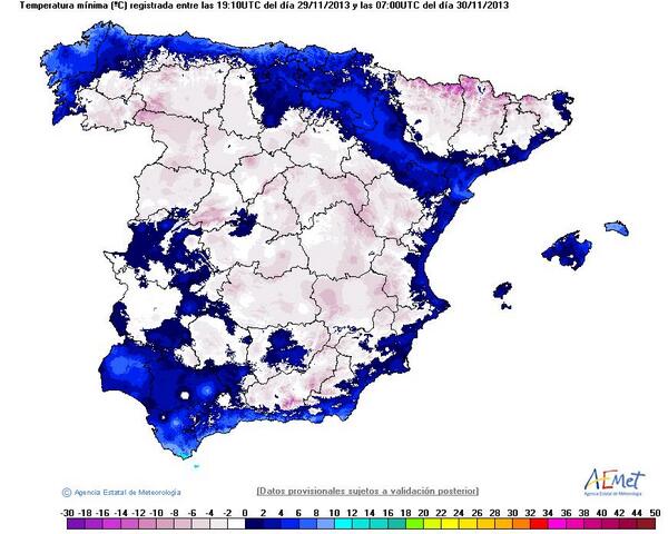 Han continuado hoy las heladas generalizadas, aunque menos intensas que los días pasados