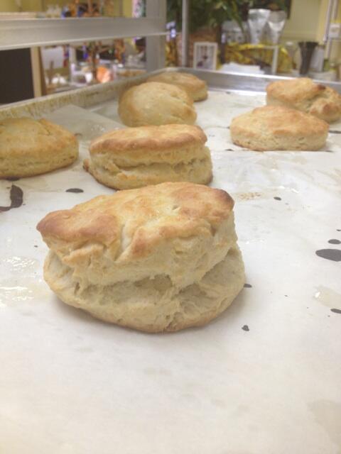 2SistersCafe's tweet photo. You know you want some of these biscuits smothered in homemade sausage gravy... http://t.co/c7P2s4TI9T