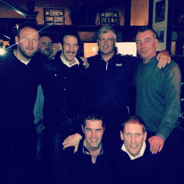 longfella6's tweet image. Great to see my boys! #banter #slagging