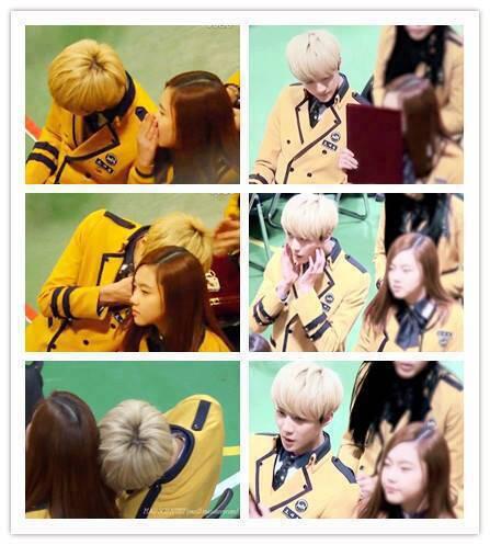 AMIRAvers's tweet photo. daeun and sehun just date already sehun u need to get urself a girlfriend seeing these two makes me happy ugh http://t.co/CQJiaglI8m