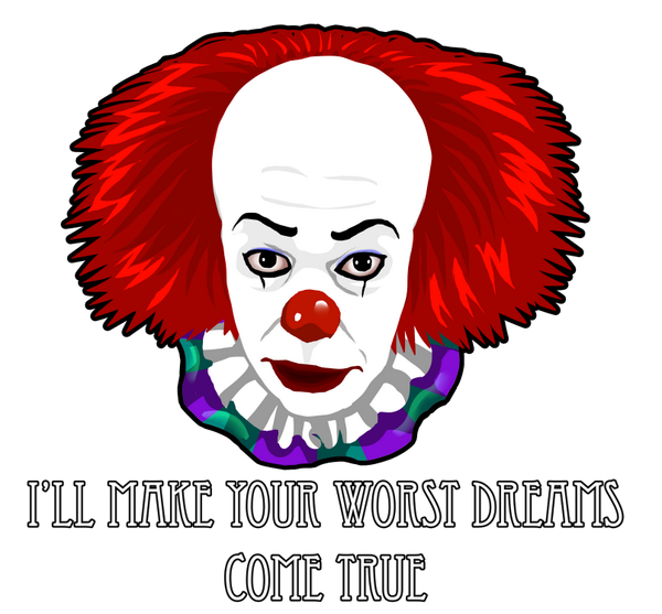 Scyzora's tweet photo. Taki tam Pennywise. http://t.co/Fgc083kkcV