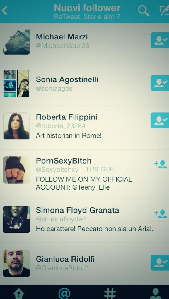 MatthewOrtolani's tweet photo. M'ha iniziato a seguì PornSexyBitch.. Iniziamo bene..! http://t.co/4TP2tak0LV