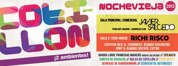 danipixi's tweet photo. Gran Cotillon nochevieja por solo 25euros 618089933 
 Comercial: @JavierSalcedoDJ y
 Tech:@RichiRisco @CINTHYANESKA http://t.co/Ow9MCSQz1W