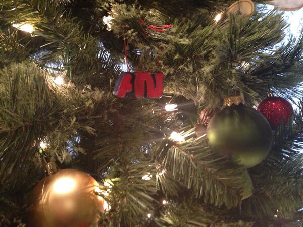 Xmas tree complete! Thx @sillybabby for my awesome @awolnation ornament! She knows me well! @ANBuilders #Christmas