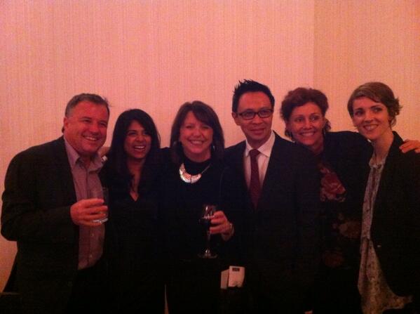 2003 Canwest Media Sales team reunited at ABCOM yesterday.