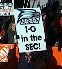 Georgia Southern, 1-0 in the SEC: