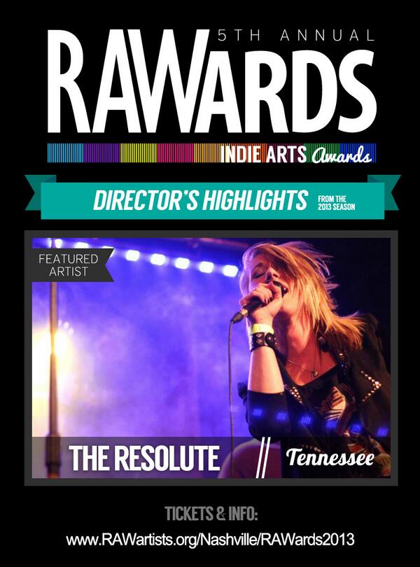Meet Tennessee RAWards Director's Highlight @TheResoluteBand rawartists.org/theresolute