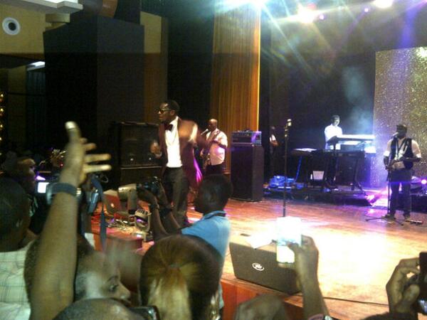 Tob_tex's tweet image. "@iamOkon: Crowd's gone mad as D'banj and KaySwitch finally make it on stage. Mad scenes out here. #stepup2vip http://t.co/fKR1a03O6v"