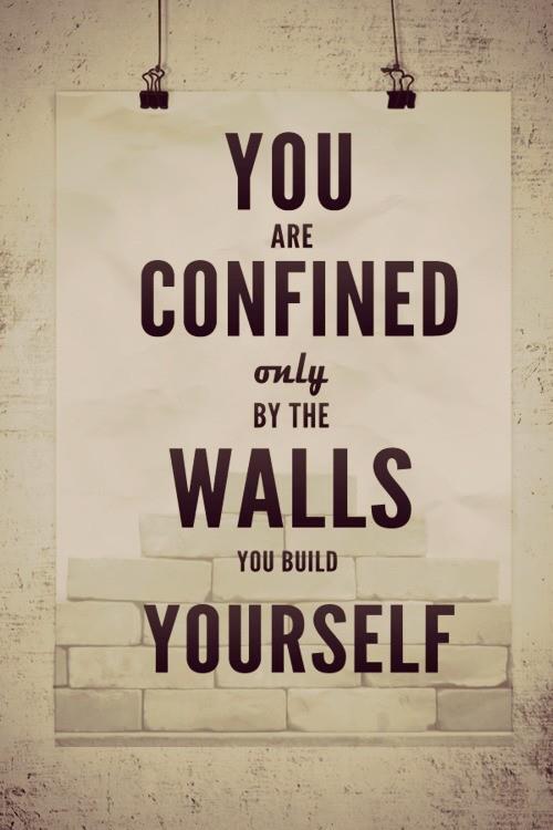ProjectHEALChi's tweet image. Break down your walls! #EDrecovery #eatingdisorder #projectHEAL #affirmations