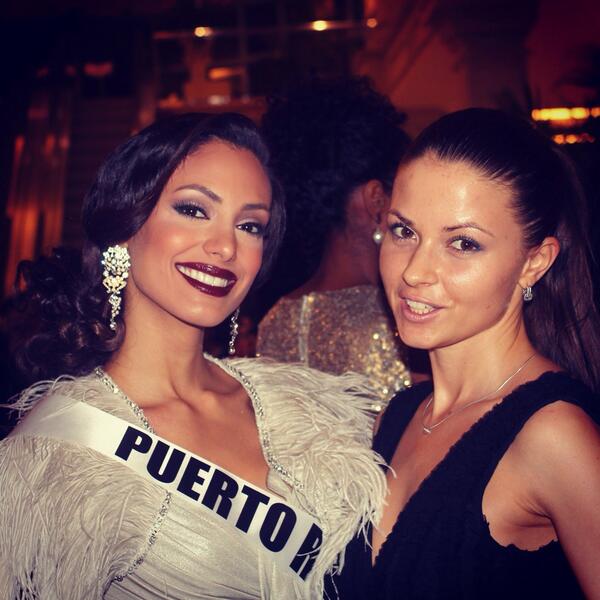 AlferovaYulyaE's tweet photo. It was amazing #missuniverse time! Here I'm with Miss Puerto Rico @monicmarie #moscow http://t.co/JBHZ2zZdJQ http://t.co/5vXTWSo723