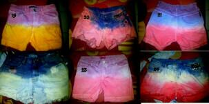 Blueproject6's tweet image. Hotpants Ombre PO ! Ready 7-10hri stlh close PO ada uk 27-32 hrg 115rb !♥