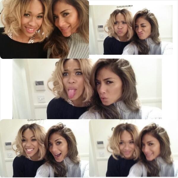 OfficialTamera's tweet photo. Me and @NicoleScherzy after the show today !xx http://t.co/xBbR5cyGEJ
