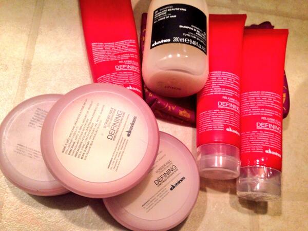 Purifoid's tweet photo. Heard @Davines is discontinuing their amazing Defining line-ordered me some backups on #ebay just in case! #davines http://t.co/GINWr8uXOn