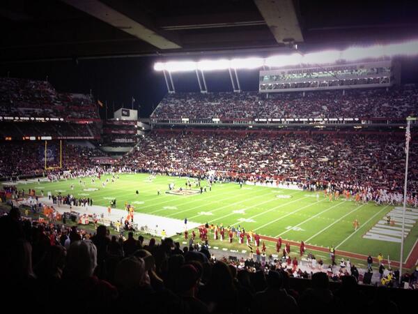 As for us AAC folks, we will be #Gamecocks.  #nochoice #maythebestteamwin #JointheAACteam #Clemson #rivalrynight