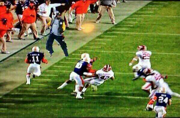 TopFBPosts's tweet photo. Unseen camera footage from end of Auburn-Alabama game... http://t.co/ZaTMPaacQA