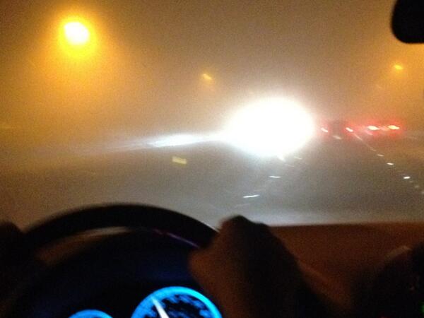 HFiedler945's tweet image. On the Golden Gate &amp;amp; @KarlTheFog is not helping us get home.  #CanNotSee