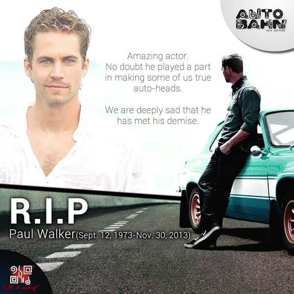 rip Paula walker miss u so muchh..1 of my favourite..