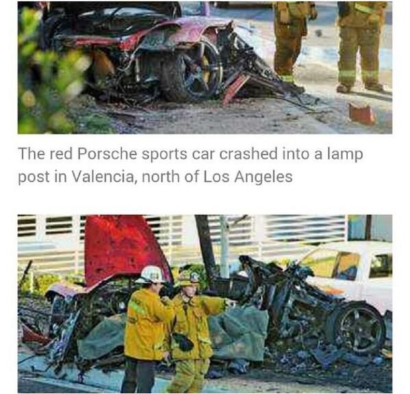Ayeealiza's tweet photo. Holly shit Paul Walker died !! And it's in Valencia?!?! We live near there! http://t.co/j6kCSF6YEP