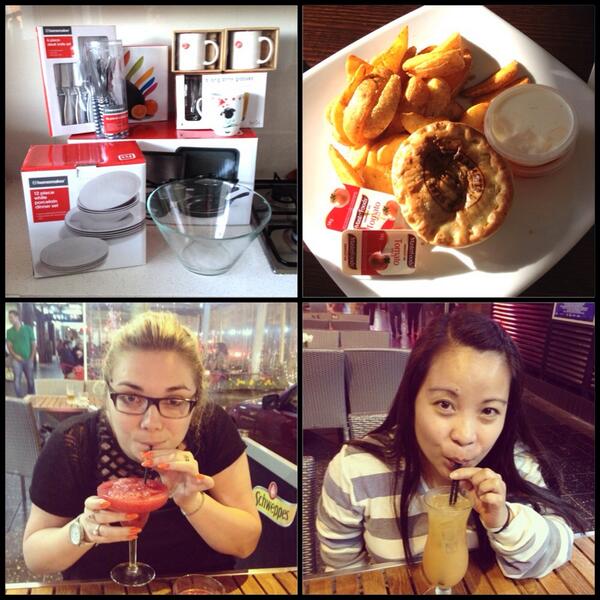 bateswhitehouse's tweet image. Shopping, food &amp;amp; 2 for 1 cocktails = perfect Sunday #sohappy #oneworld #kitchenthings #cocktails @may_gonzalez11