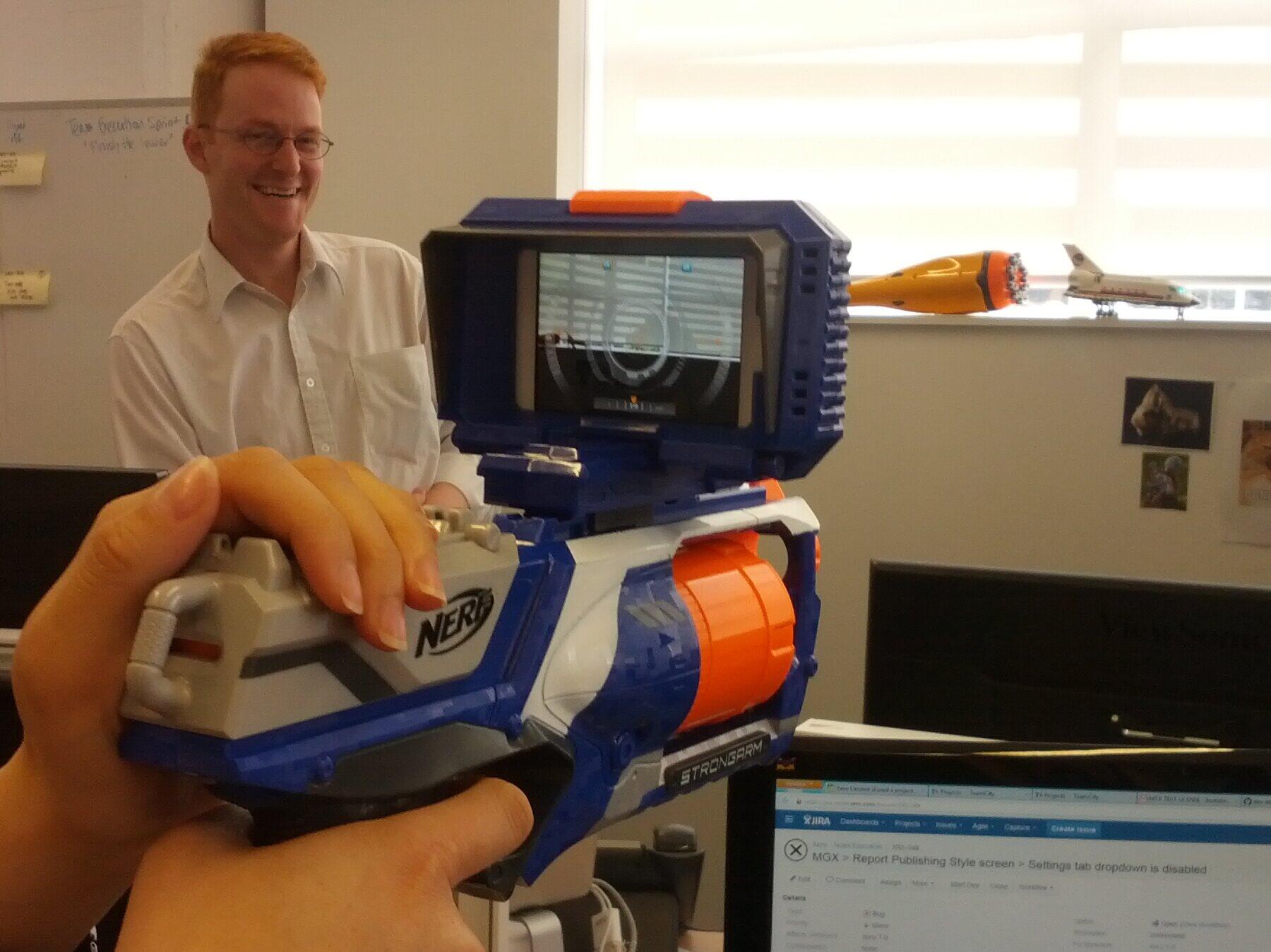 Nerf sales gun telescope