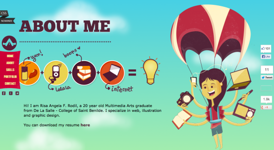 10 Inspiring Portfolio Websites clrlv.rs/1hhdd2x