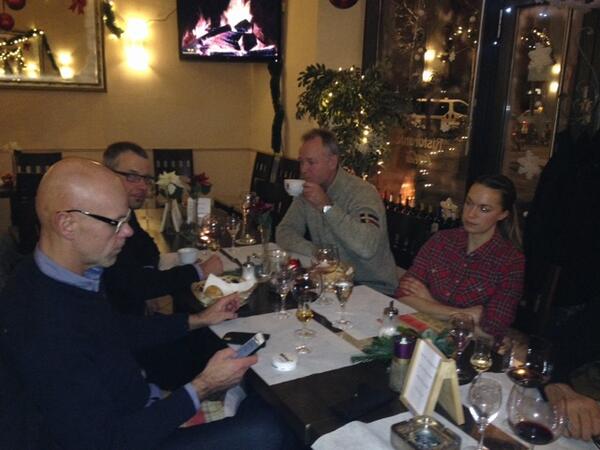 Welcome für das Präsidium der ICU in Erfurt bei "Don Giovanni" bei tollem Essen ;)