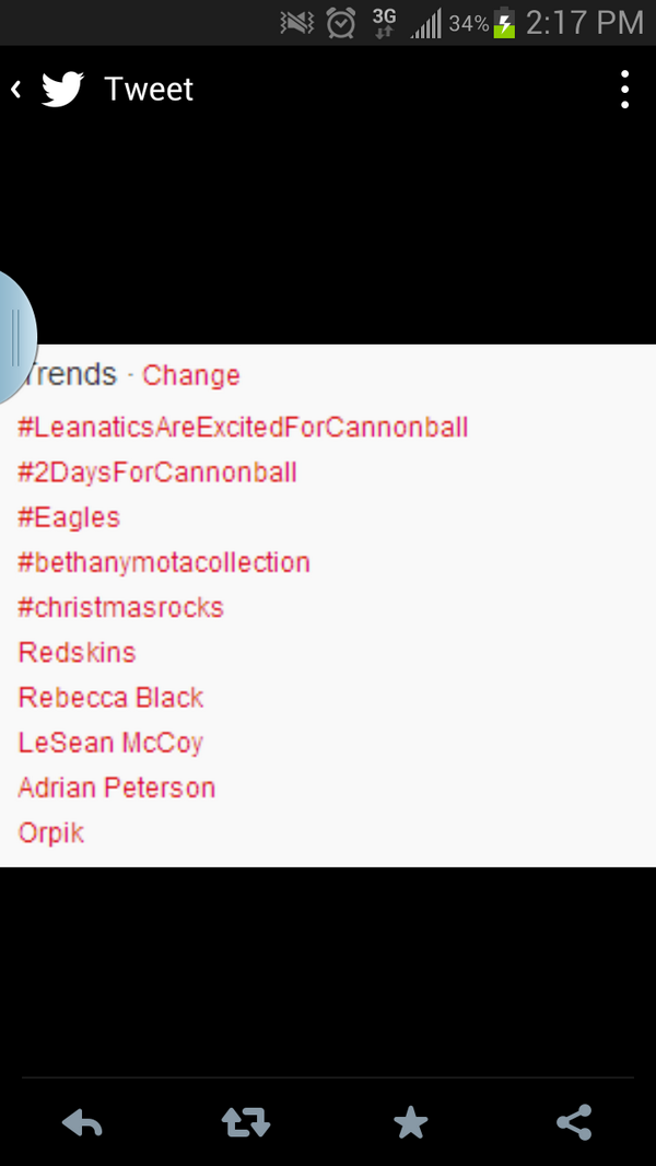 gleeek13's tweet photo. WORLDWIDE TREND!!! ❤❤❤ OMG!! @msleamichele I made this trend! #LeanaticsAreExcitedForCannonball http://t.co/mfnlFqf8D1