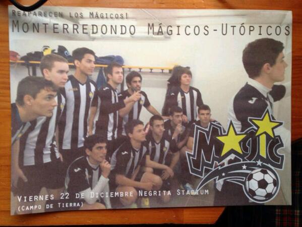 MRMagicos_es's tweet photo. Vuelven los Mágicos, vuelve el mejor fútbol! http://t.co/a8ezKkKU4Y